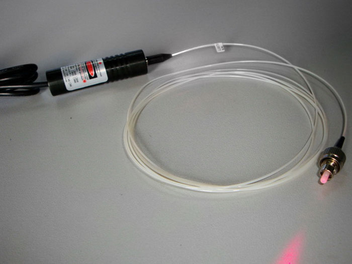 Red fiber laser 650nm 5mW~50mW fiber coupled laser Single-Mode FC interface